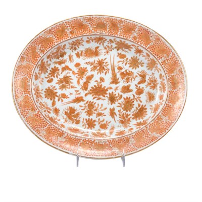 Lot 440 - Chinese Export Orange Sacred Bird and...