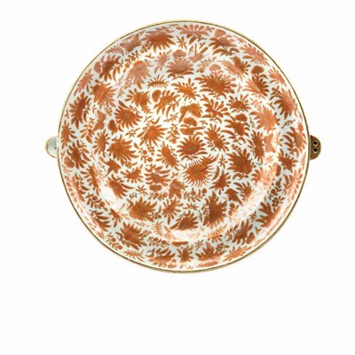 Lot 443 - Chinese Export Orange Sacred Bird and...