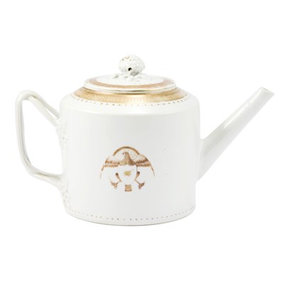 Lot 383 - Chinese Export Porcelain Teapot Circa 1800...
