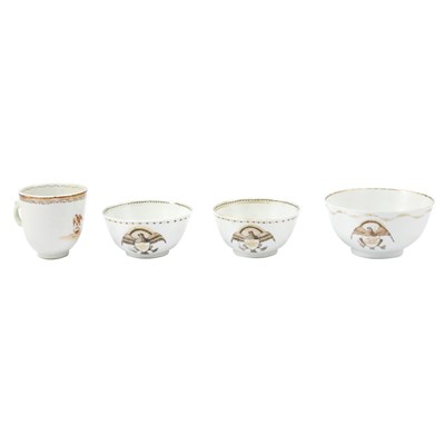 Lot 379 - Group of Four Chinese Export Porcelain Tea...