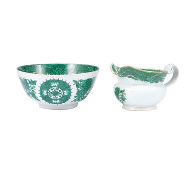 Lot 429 - Chinese Export Green Fitzhugh Porcelain Waste...