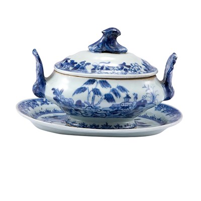Lot 253 - Chinese Export Blue and White Porcelain...