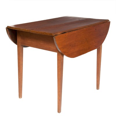 Lot 310 - Provincial Mahogany Drop-Leaf Table Late 19th...