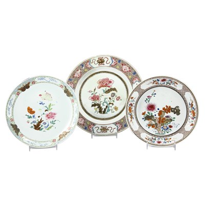 Lot 333 - Two Chinese Export Famille Rose Porcelain...
