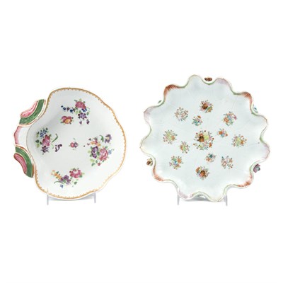 Lot 336 - Chinese Export Famille Rose Porcelain Shrimp...