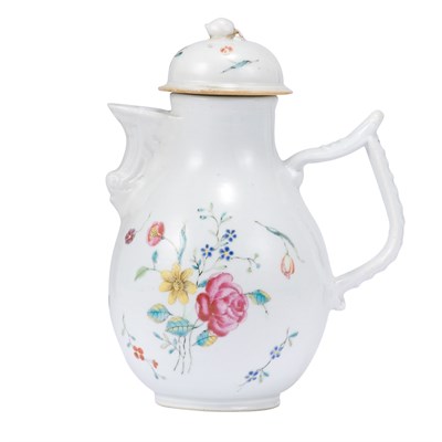 Lot 343 - Chinese Export Famille Rose Porcelain Jug...