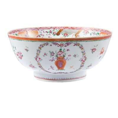 Lot 363 - Chinese Export Famille Rose Porcelain Bowl...