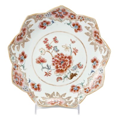 Lot 347 - Chinese Export Famille Rose Porcelain Dish...