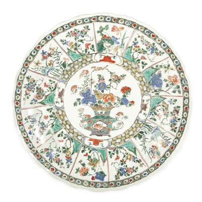 Lot 277 - Chinese Export Famille Verte Porcelain Deep...