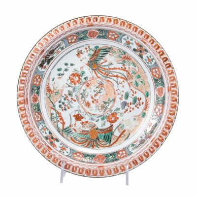Lot 278 - Chinese Export Famille Verte Porcelain Charger...