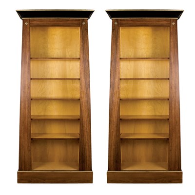 Lot 101 - Pair of Regency Style Part Ebonized Parcel...