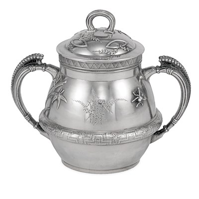 Lot 153 - Tiffany & Co. Aesthetic Movement Sterling...