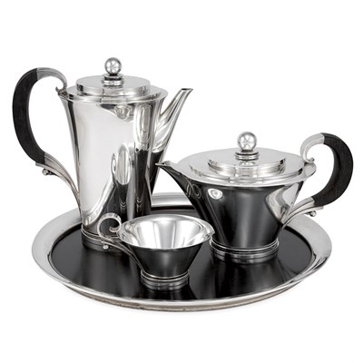 Lot 204 - Georg Jensen Sterling Silver Coffee and Tea...