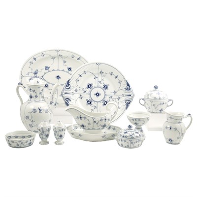Lot 364 - Royal Copenhagen Porcelain Dinner Service In...