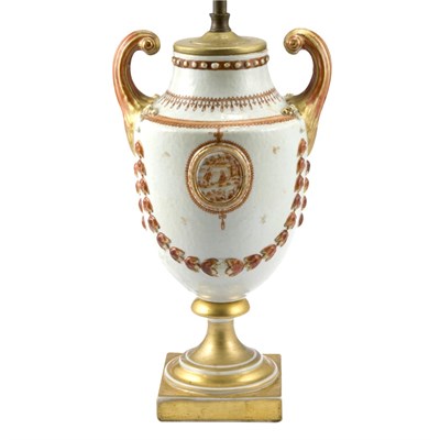 Lot 398 - Chinese Export Iron Red and Gilt Decorated...