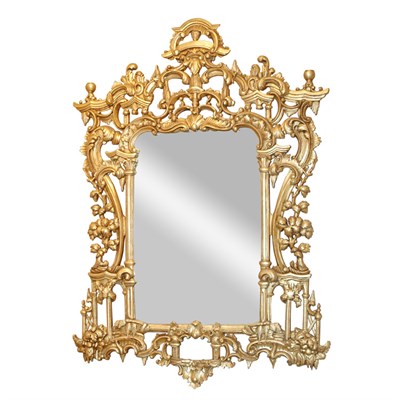 Lot 106 - George III Style Gilt-Wood Mirror Height 51...