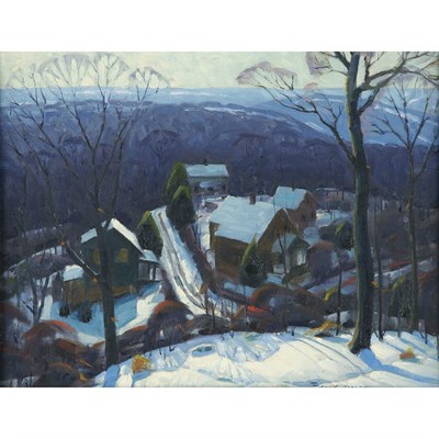 Lot 60 - Frank H. Moser American, 1886-1964 Houses...