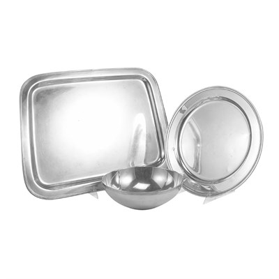 Lot 316 - Tiffany & Co. Sterling Silver Tray, Circular...