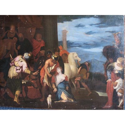 Lot 4 - Follower of Veronese Saint Agatha Oil on...