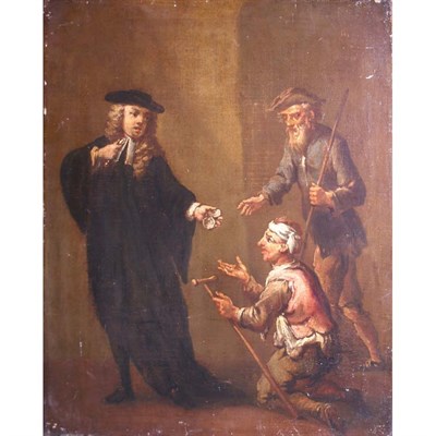 Lot 82 - Italian School 18th Century Rich Man, Poor Man...
