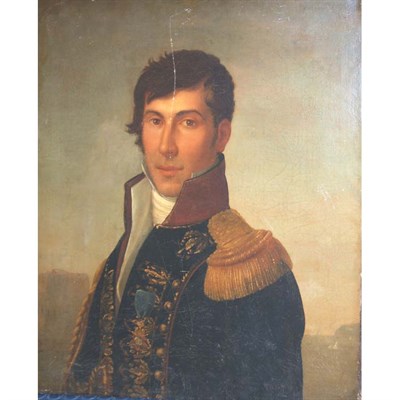 Lot 77 - French School 19th Century Portrait of a...