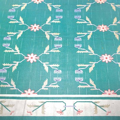 Lot 469 - Dhurrie Carpet India, Contemporary The allover...