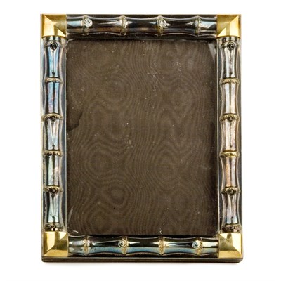 Lot 621 - Gucci Gilt and Silvered Metal Picture Frame...