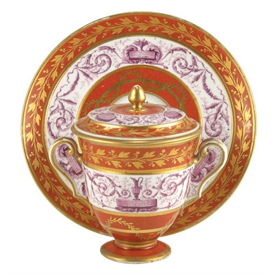 Lot 601 - Sevres Style Gilt and Enamel Decorated...