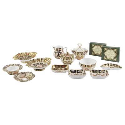 Lot 582 - Group of Royal Crown Derby Imari Decorated...