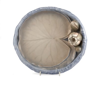 Lot 590 - Bing & Grondahl Lily Pad Form Porcelain Dish...