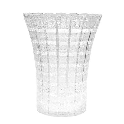 Lot 626 - Cut Glass Vase Height 12 inches.