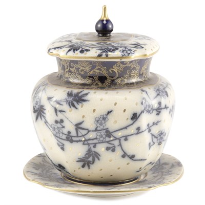 Lot 609 - Doulton Burslem Porcelain Covered Bowl and...