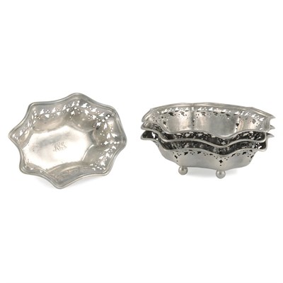 Lot 542 - Set of Four Tiffany & Co. Sterling Silver...