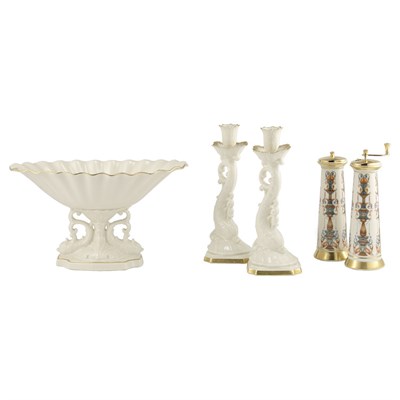Lot 587 - Assembled Three-Piece Lenox Porcelain...