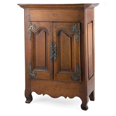 Lot 564 - Provincial Oak Diminutive Armoire Height 17...