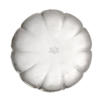 Lot 554 - Tiffany & Co. Sterling Silver Lobed Dish...