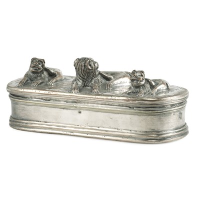 Lot 556 - Southeast Asian Silver Plated Pen Box Length 7...
