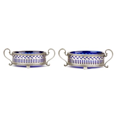 Lot 519 - Pair of Tiffany & Co. Sterling Silver and...