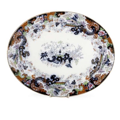 Lot 506 - English Chinoiserie Decorated Ironstone...