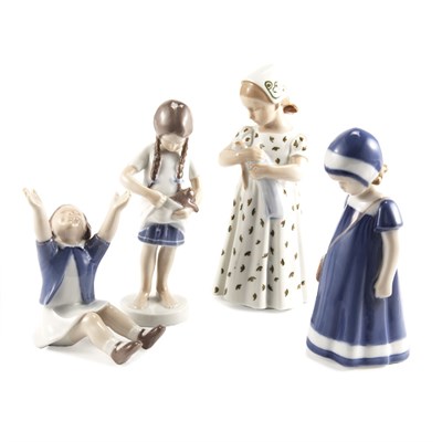 Lot 514 - Group of Four Bing & Grondahl Porcelain...