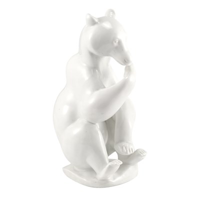 Lot 580 - Rosenthal Porcelain Figure of a Bear Height 11...