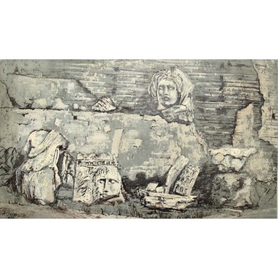 Lot 118 - Kempsmith 20th Century Roman Ruins, 1930...