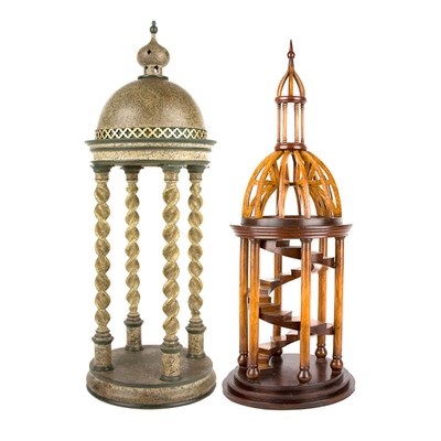 Lot 201 - Two Architectural Dome Models Comprising an...