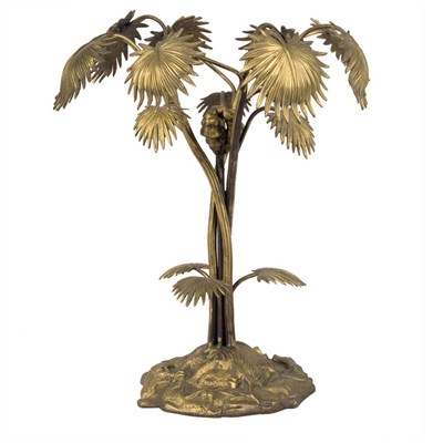 Lot 231 - Continental Gilt-Metal Palm Tree Form...