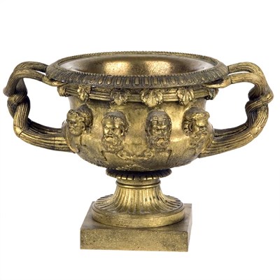 Lot 151 - Neoclassical Style Gilt-Bronze Warwick Vase...