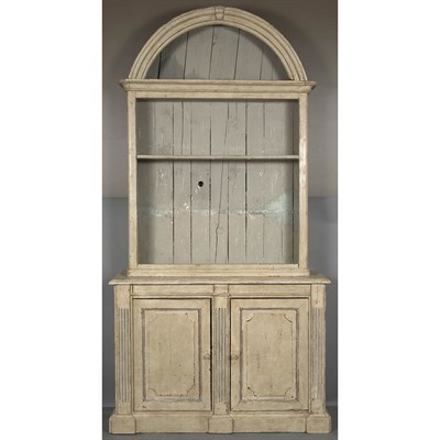 Lot 582 - Continental Provincial Painted Cabinet Height...