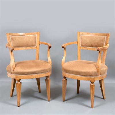 Lot 313 - Pair of Continental Neoclassical Fruitwood...