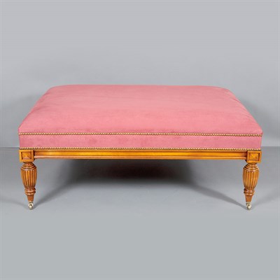 Lot 157 - Regency Style Mahogany Ottoman Height 18...