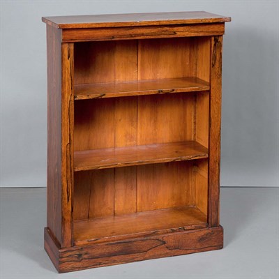 Lot 510 - Regency Style Rosewood Open Bookcase Late 19th...