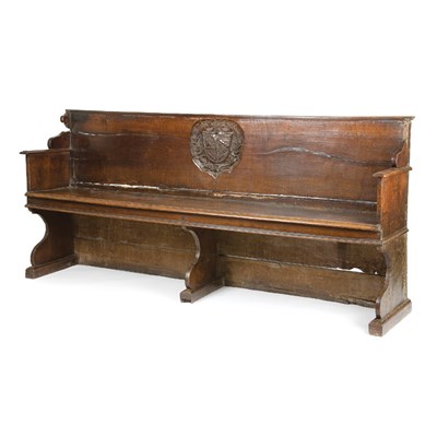 Lot 295 - Italian Baroque Walnut Bench 18th Century The...